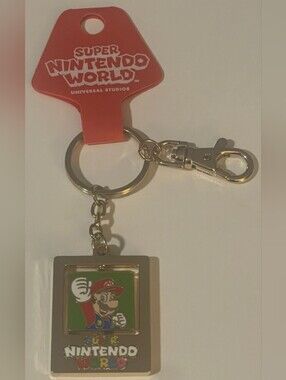 Universal Studios Hollywood Super Nintendo World Mario Spinning Keychain